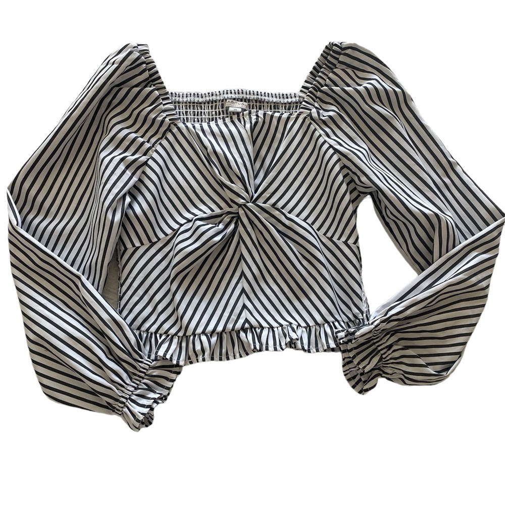 Nordstrom Girls’ Striped Long Sleeve Top